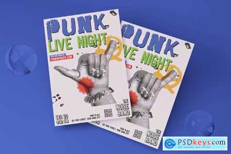 Punk Live Music Concert Flyer