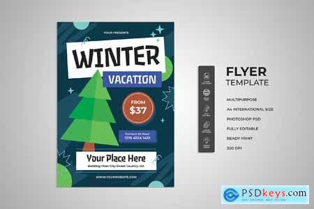 Winter Vacation Flyer