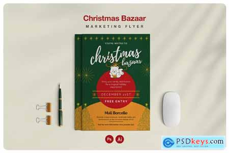 Christmas Bazaar Marketing Flyer