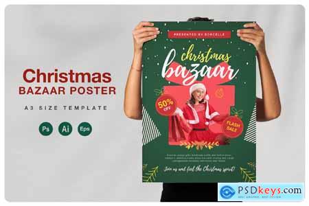 Christmas Bazaar Marketing Poster