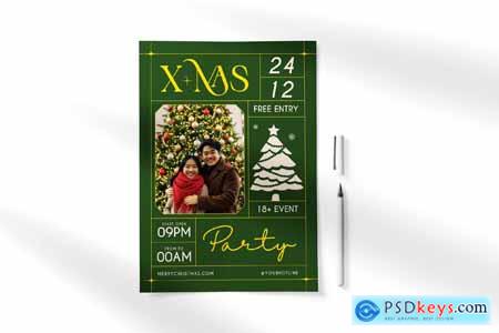 Merry Christmas Flyer Template