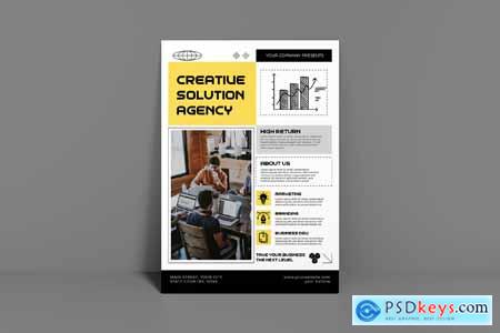 Creative Solution Agency Flyer DBPZA46