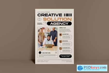 Creative Solution Agency Flyer PXH4UQF