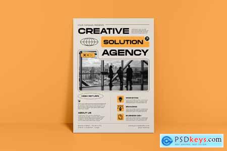 Creative Solution Agency Flyer SMSJS9C