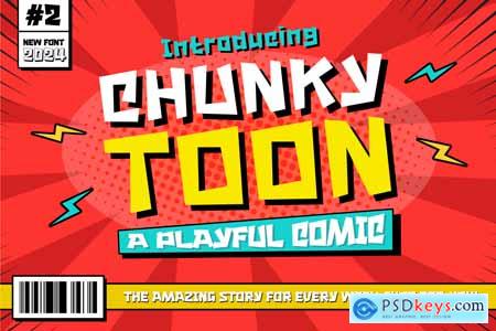 Chunky Toon - Playful Display Font