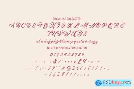 Franchise Script Font