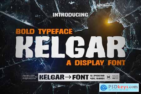 Kelgar Display Font