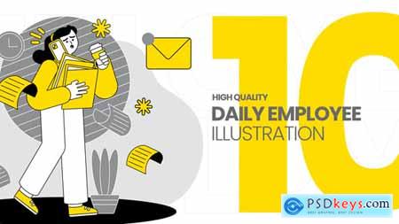 Employee Illustration Pack 55941862