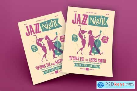 Jazz Night Music Flyer