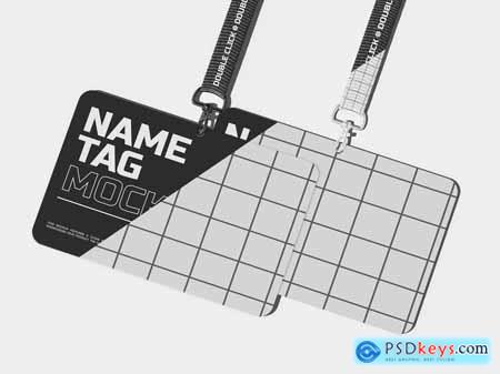 Name Tag Mockup