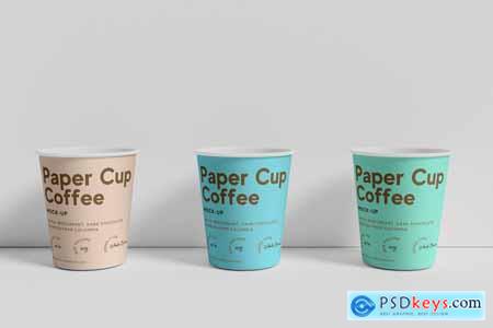 Paper Cup Coffee Mockup