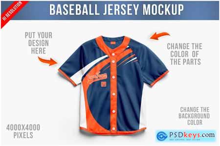 Baseball Jersey Mockup