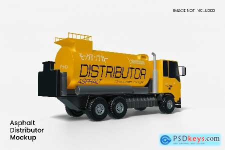 Asphalt Distributor Mockup