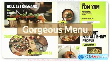 Restaurant Gorgeous Menu 55949396