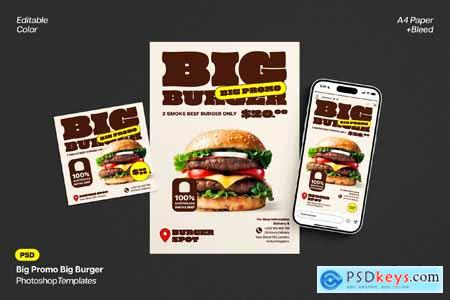 Big Promo Big Burger Flyer