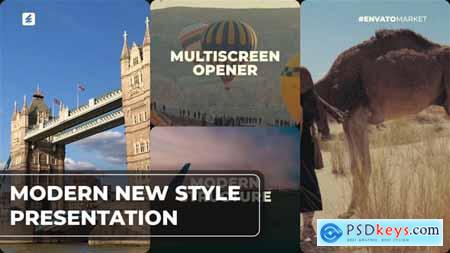 Multiscreen Slideshow Split Screen Opener 55999285