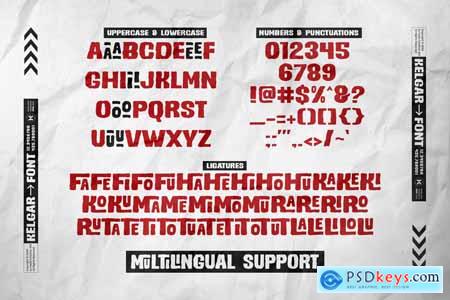 Kelgar Display Font