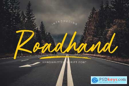 Roadhand - Script Logo Font