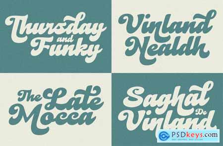 Vinland Nealdh - Script Retro Typeface