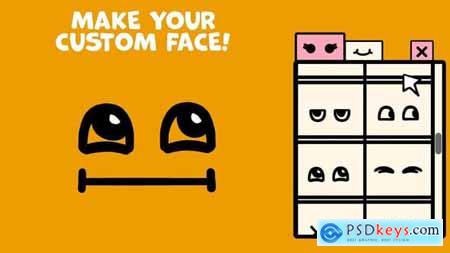 Cartoon Animated Face Pack 04 55972933