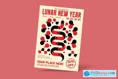 Lunar New Year Flyer X9DQBGF