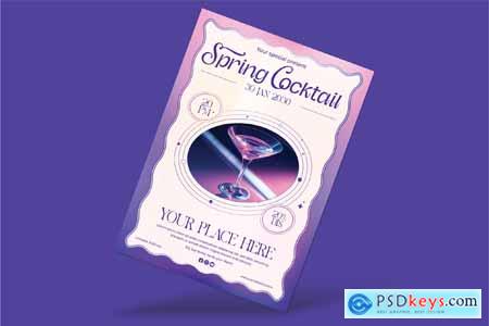 Spring Cocktail Flyer