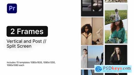 Split Screen Vertical and Post - Frames 2 for Premiere Pro 55917399