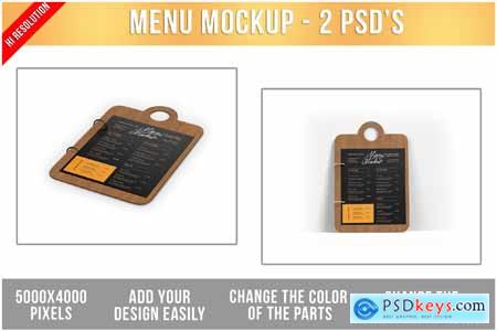 Menu Mockup