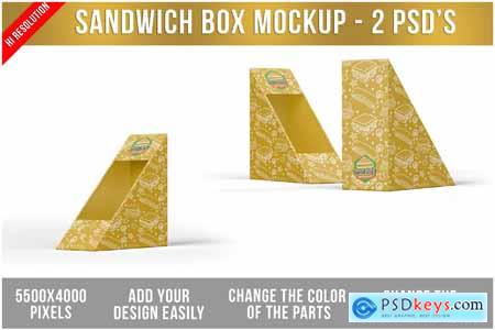 Sandwich Box Mockup