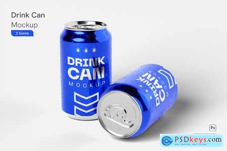 Drink Can Mockup