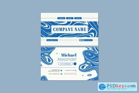 Abstract Business Card