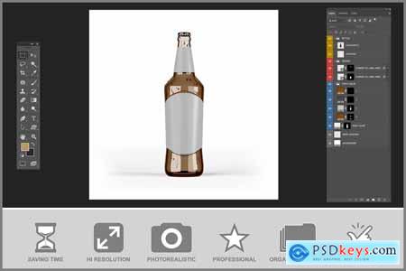 Beer Bottle Mockup