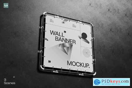 Wall Banner Mockup 004