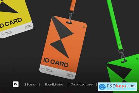 Id Card Mockup 003