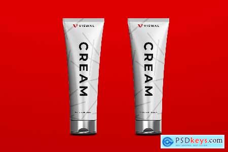 Cream Tube Mockup