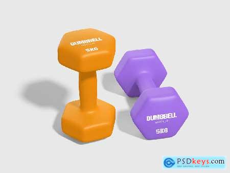 Dumbbell Mockup