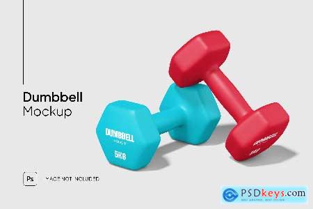 Dumbbell Mockup