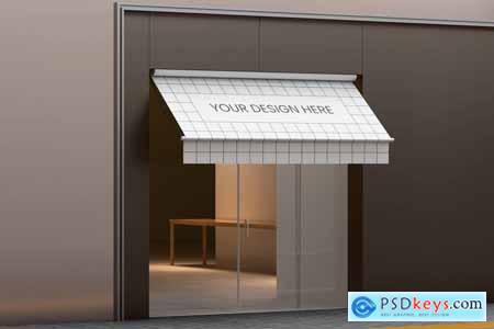 Shop Awning Mockup