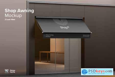 Shop Awning Mockup