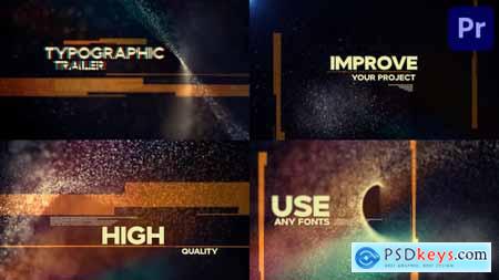 Typographic Trailer for Premiere Pro 55997015