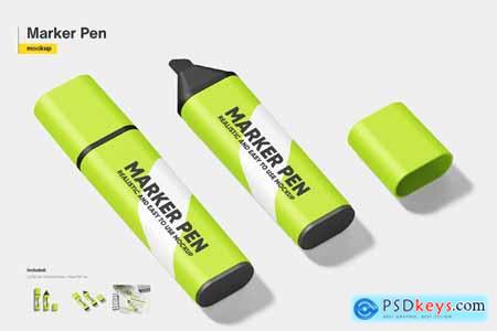 Marker Pen Mockup