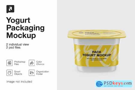 Yogurt Packaging Mockup