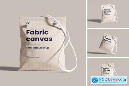 Fabric Canvas Totebag Mockup