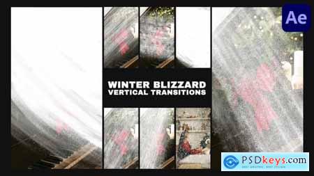 Winter Blizzard Vertical Transitions After Effects 56043183