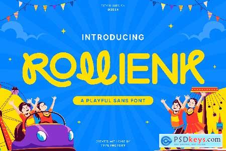 Rollienk - Playful Sans Font