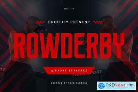 Rowderby - Sport Typeface