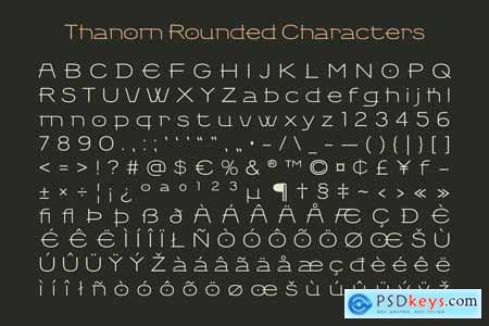 Thanom Rounded