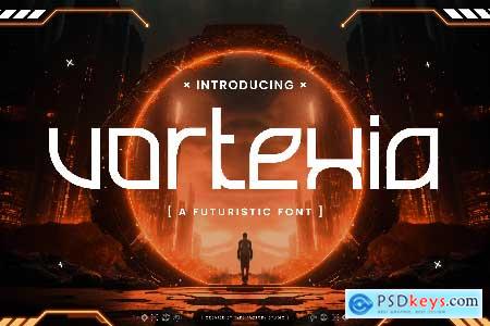 Vortexia - Futuristic Font