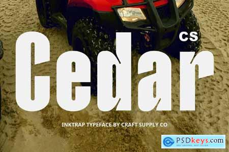 Cedar  Inktrap Font