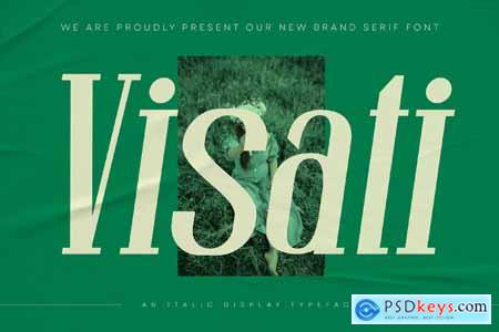 Visati - Italic Display Typeface